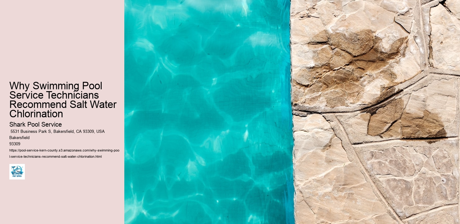 Why Swimming Pool Service Technicians Recommend Salt Water Chlorination